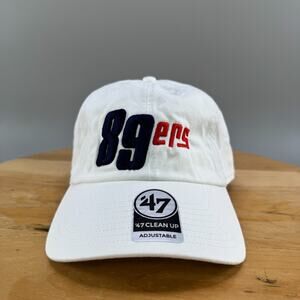 Oklahoma City Comets OKC 89ers 47' Brand Clean Up Hat White Adjustable‎ Cap NEW